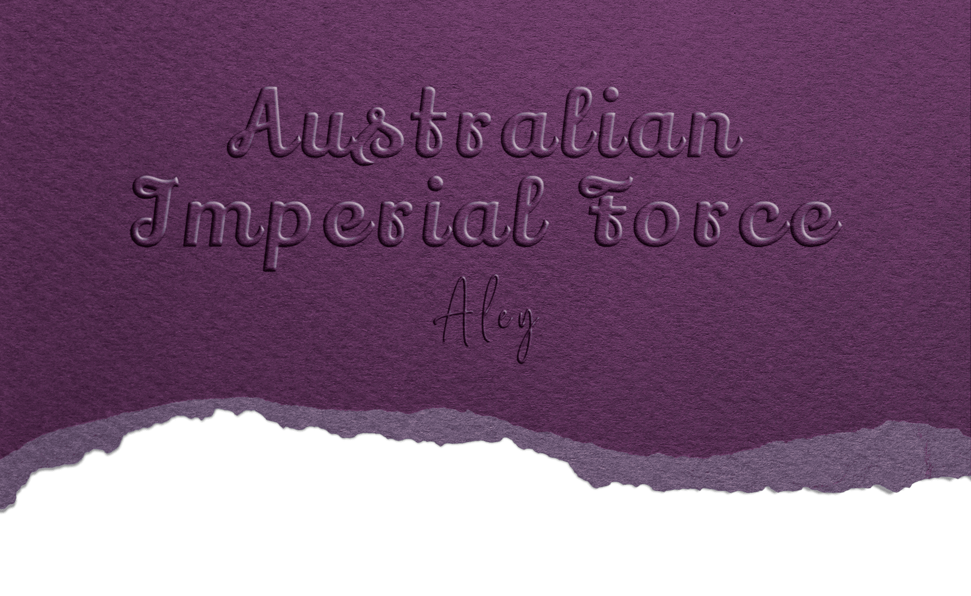 AIF - Australian Imperial Force - Aley, Lebanon