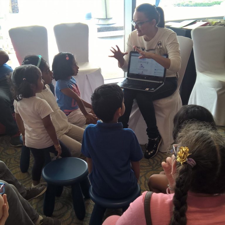 Diala Arslan at Emirates Literature Festival at Dubai Festival City 2017