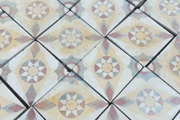 floor tiles hand-made sami makarem cultural center aytat