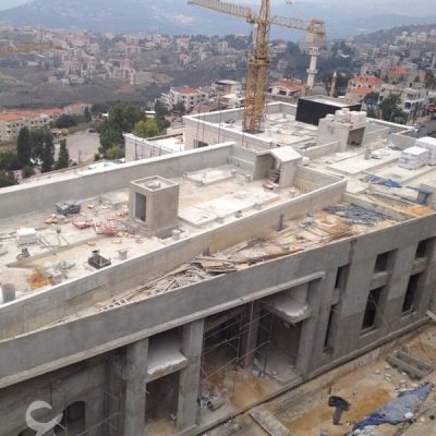 tanios hotel aley construction site