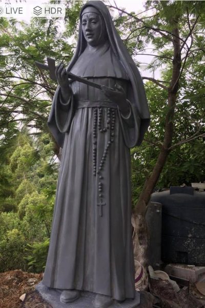 saint rita of cascia statue by emile ayache