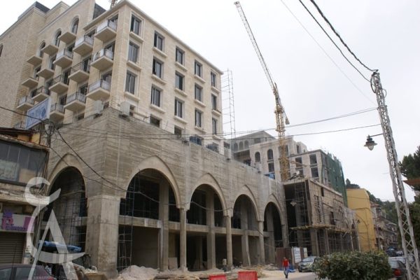 tanios hotel aley from main street under construction
