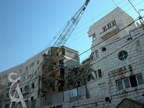 tanios hotel aley demolition