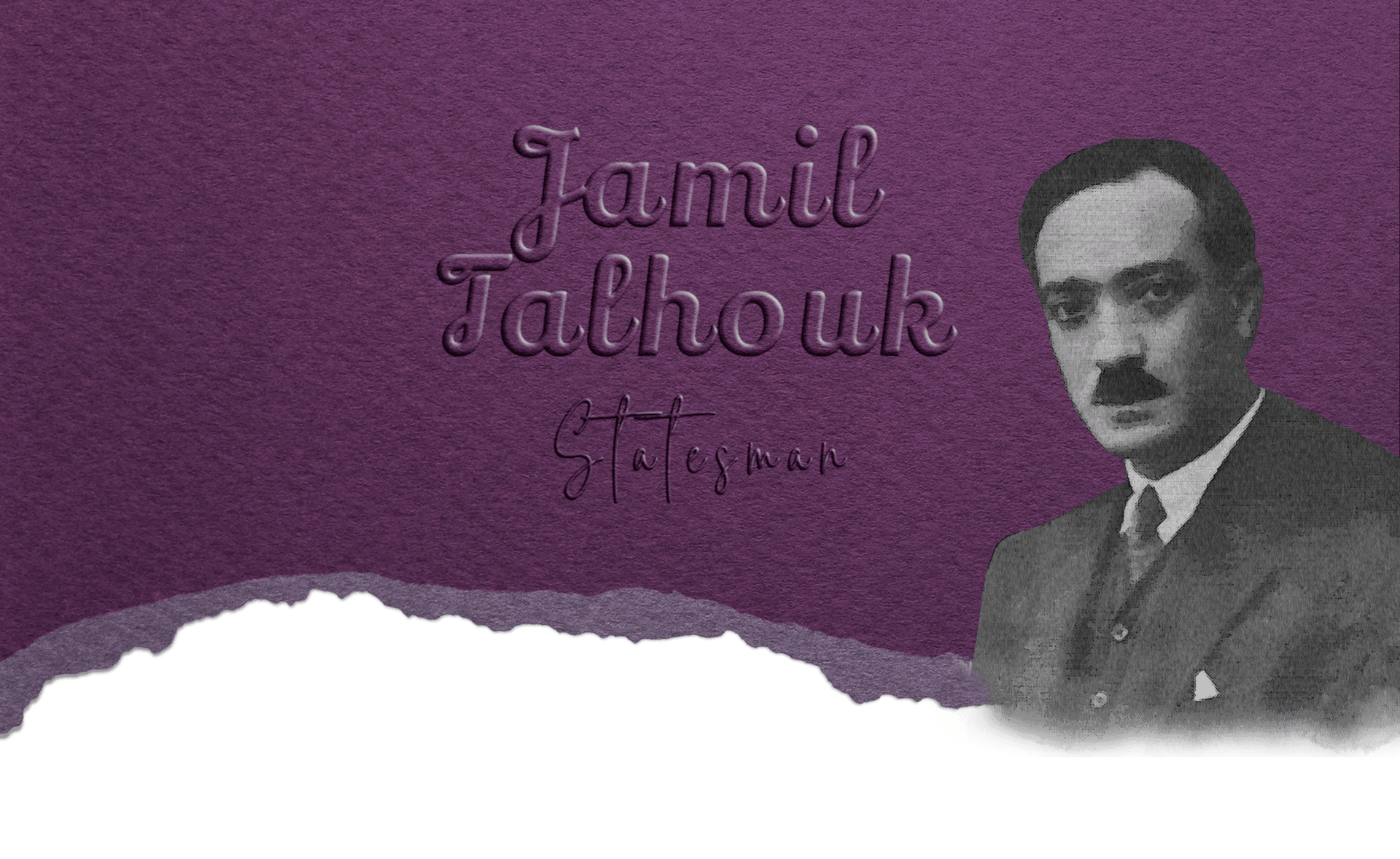 Dr Jamil Talhouk - Aley, Lebanon - Statesman, Politician, Mayor