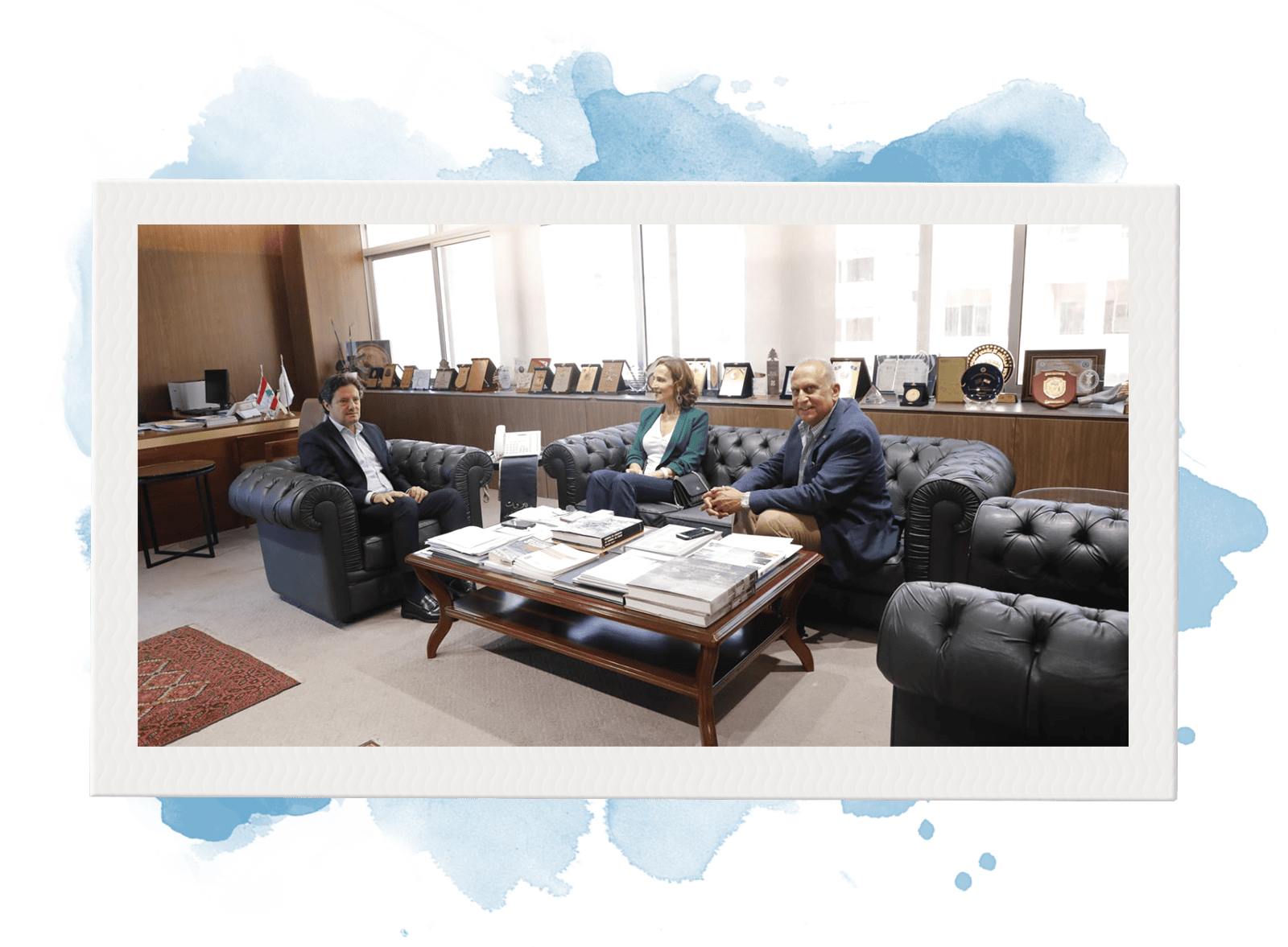 Ziad Makari with Nidal Haddad & Nabil Ghorayeb